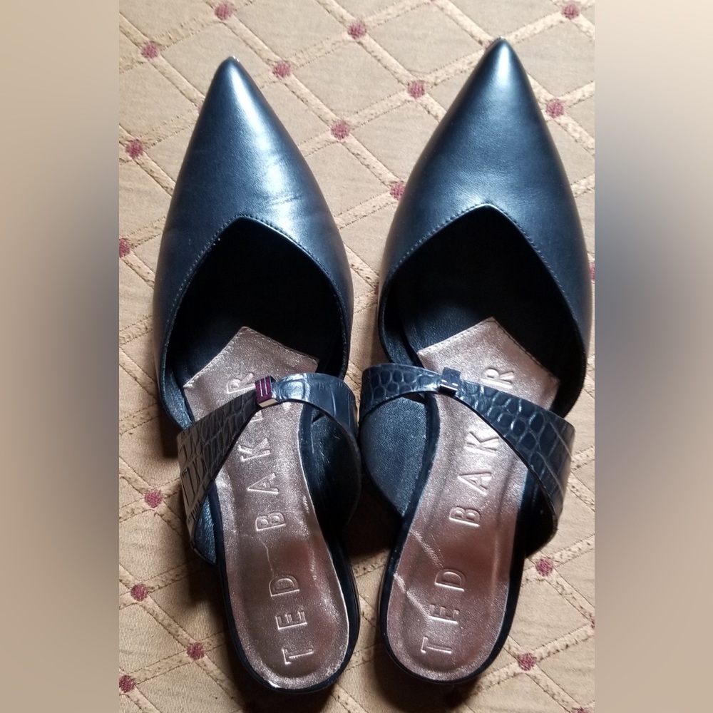 Black real leather upper Ted Baker shoes